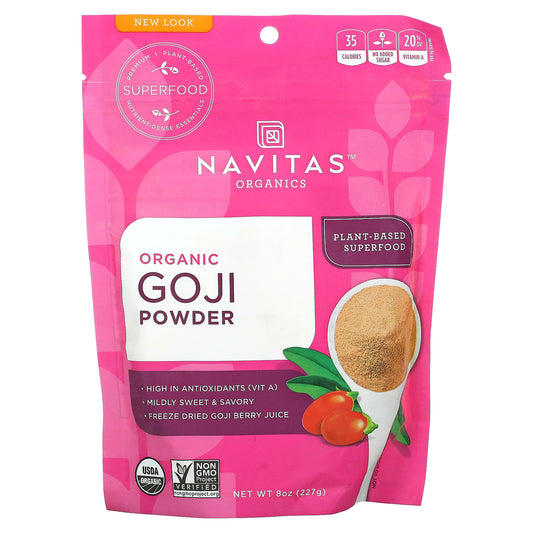 Navitas Organics-Organic Goji Powder-8 oz (227 g)