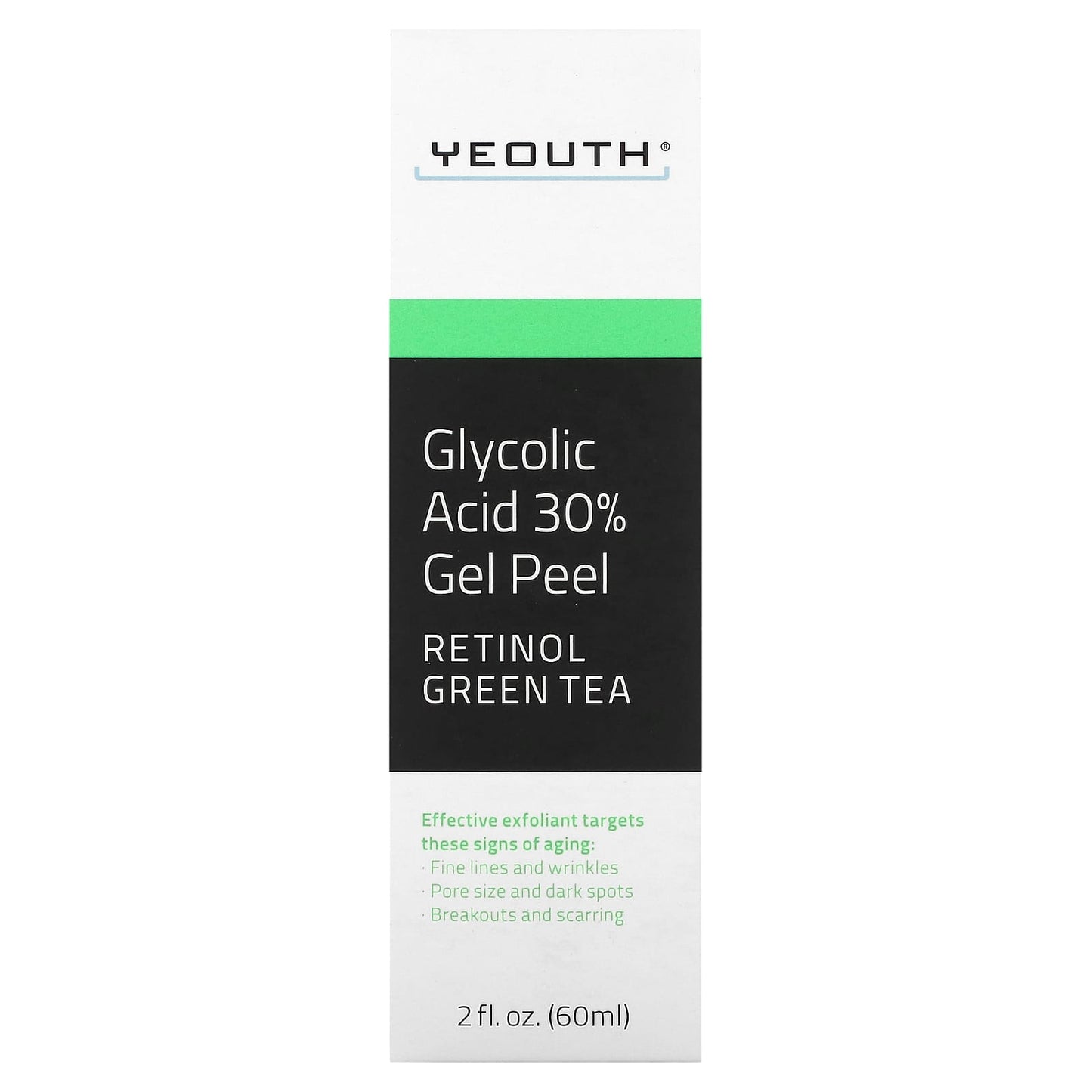 Yeouth, Glycolic Acid 30% Gel Peel, 2 fl oz (60 ml)