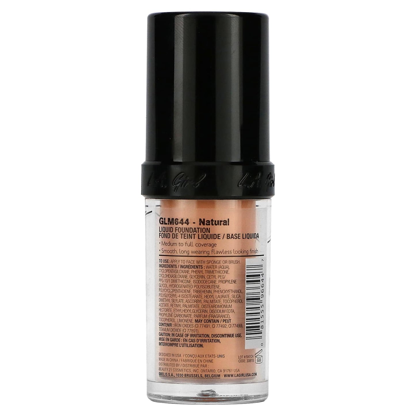 L.A. Girl, Pro Coverage HD Foundation, Natural, 0.95 fl oz (28 ml)