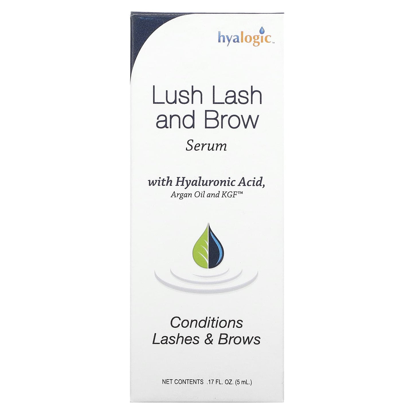 Hyalogic, Lush Lash and Brow Serum, .17 fl oz (5 ml)