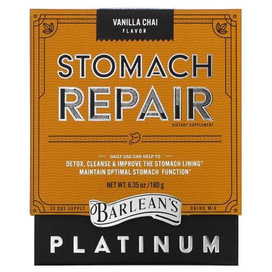 Barlean's-Stomach Repair-Vanilla Chai -6.35 oz (180 g)