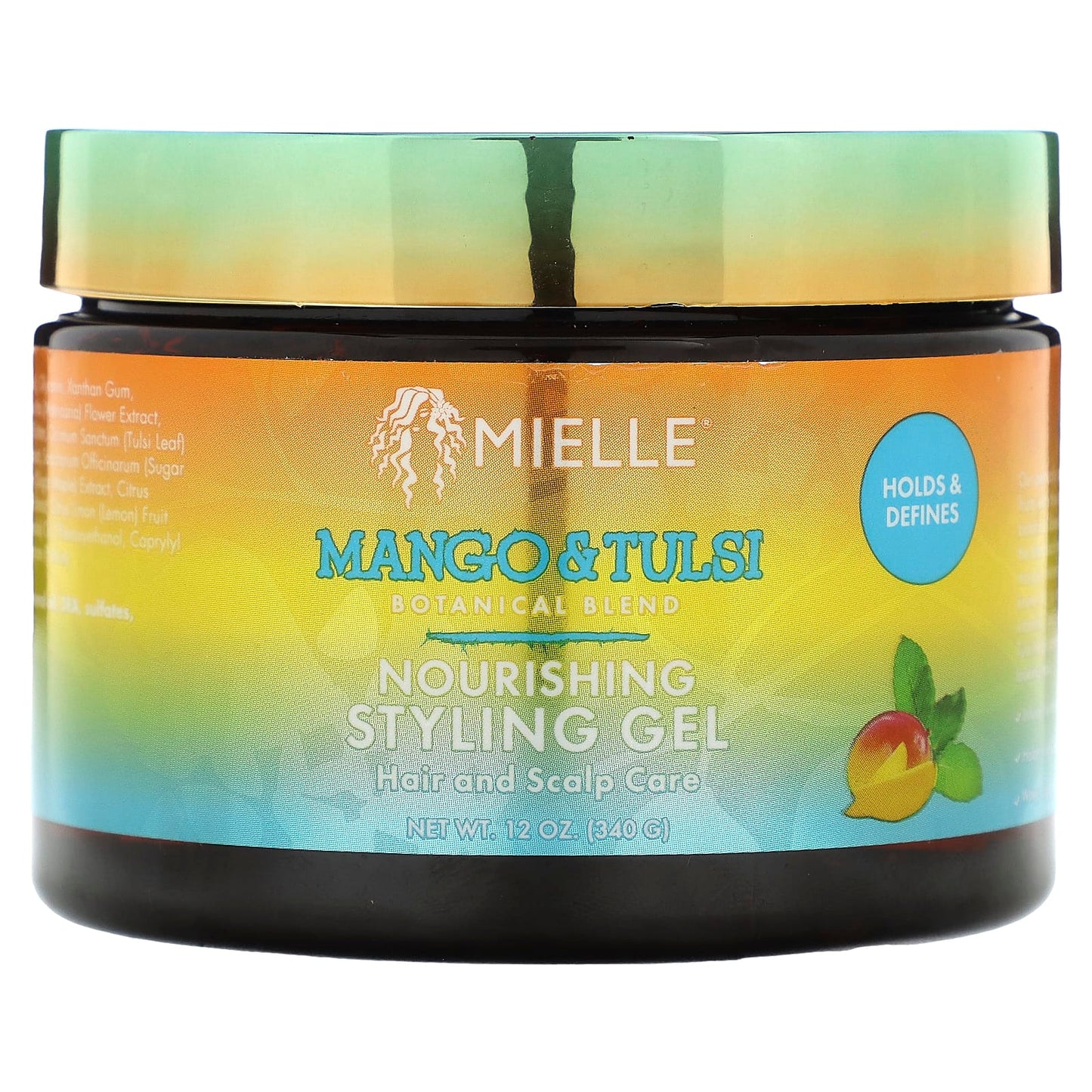 Mielle-Nourishing Styling Gel-Mango & Tulsi -12 oz (340 g)