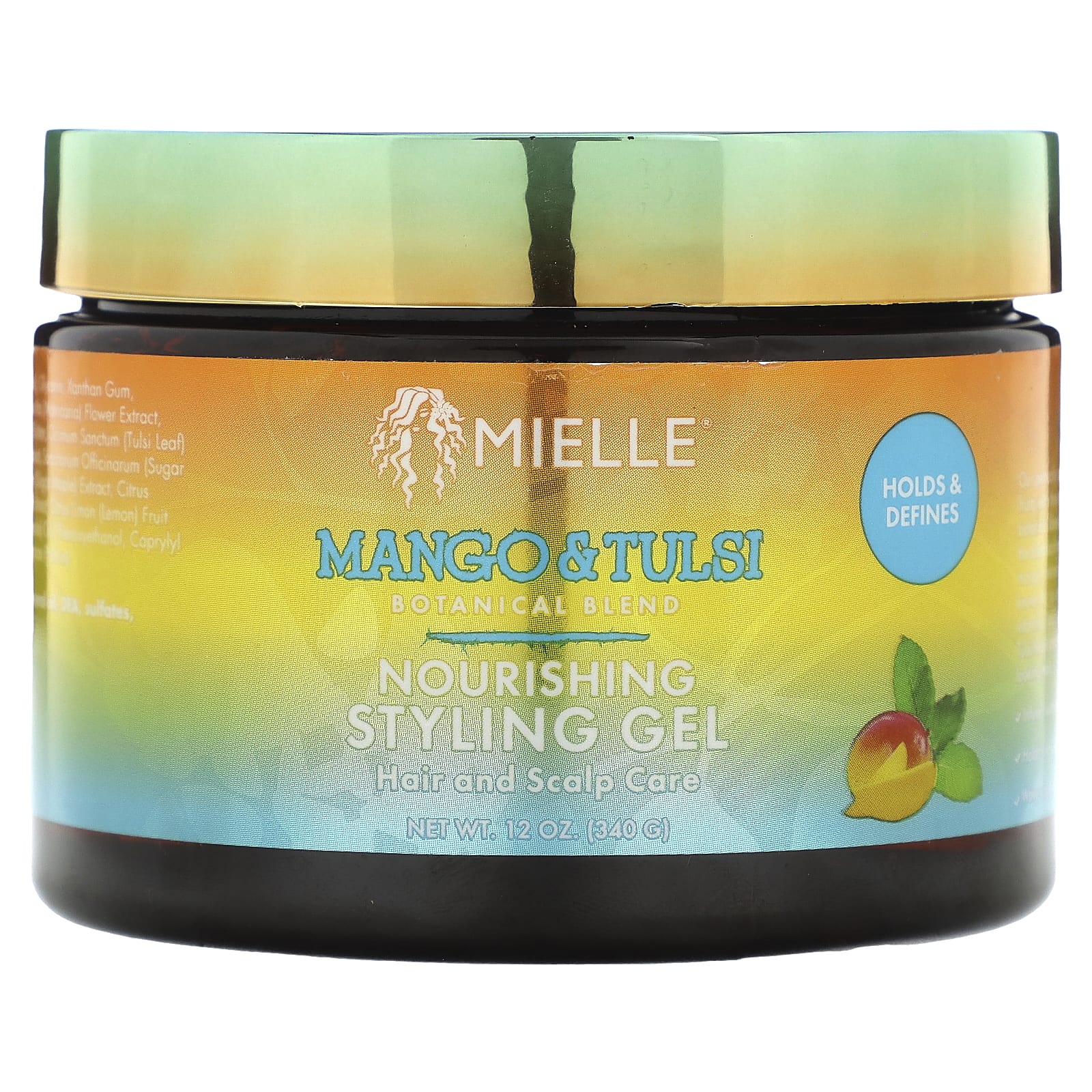 Mielle-Nourishing Styling Gel-Mango & Tulsi -12 oz (340 g)