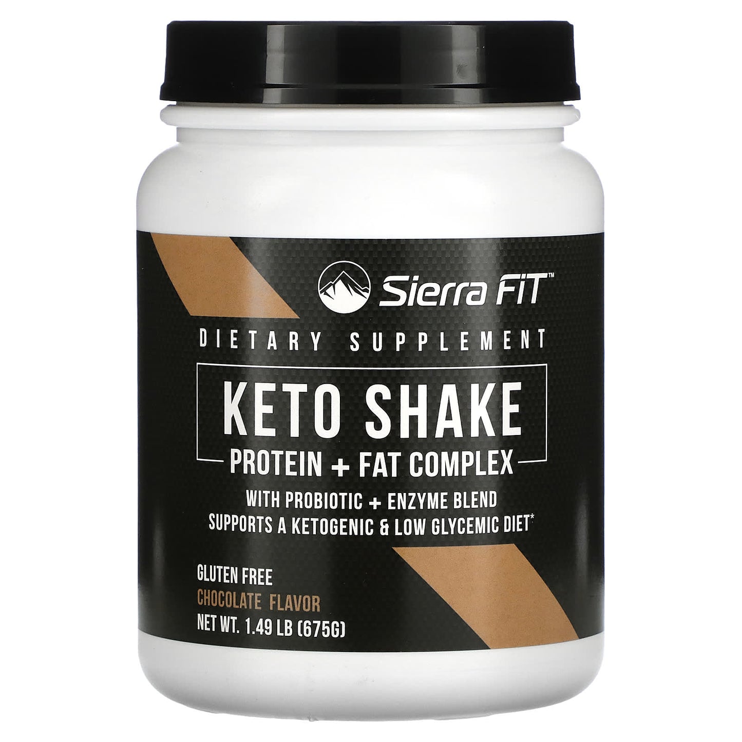 Sierra Fit-Keto Shake-Chocolate-1.49 lbs (675 g)