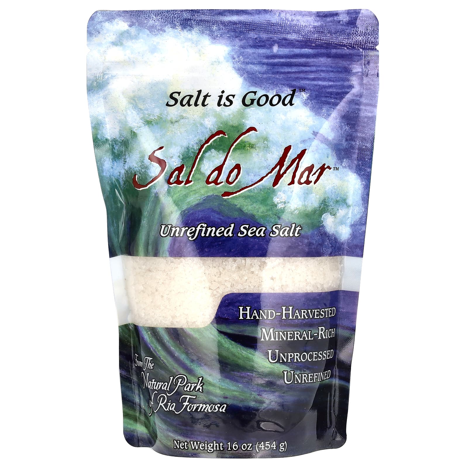 Mate Factor-Sal do Mar-Unrefined Sea Salt-16 oz (454 g)