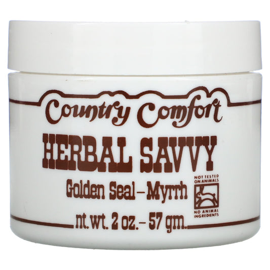 Country Comfort-Herbal Savvy-Golden Seal-Myrrh-2 oz (57 g)