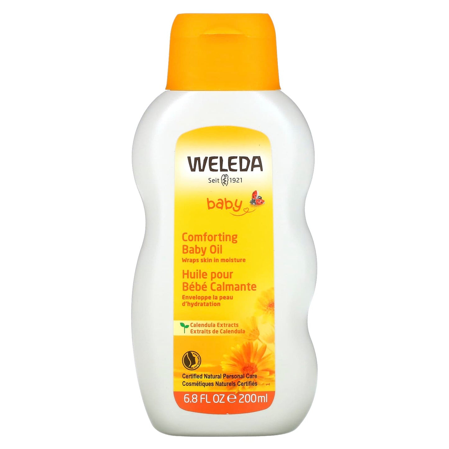 Weleda-Baby-Comforting Baby Oil-Calendula Extracts-6.8 fl oz (200 ml)