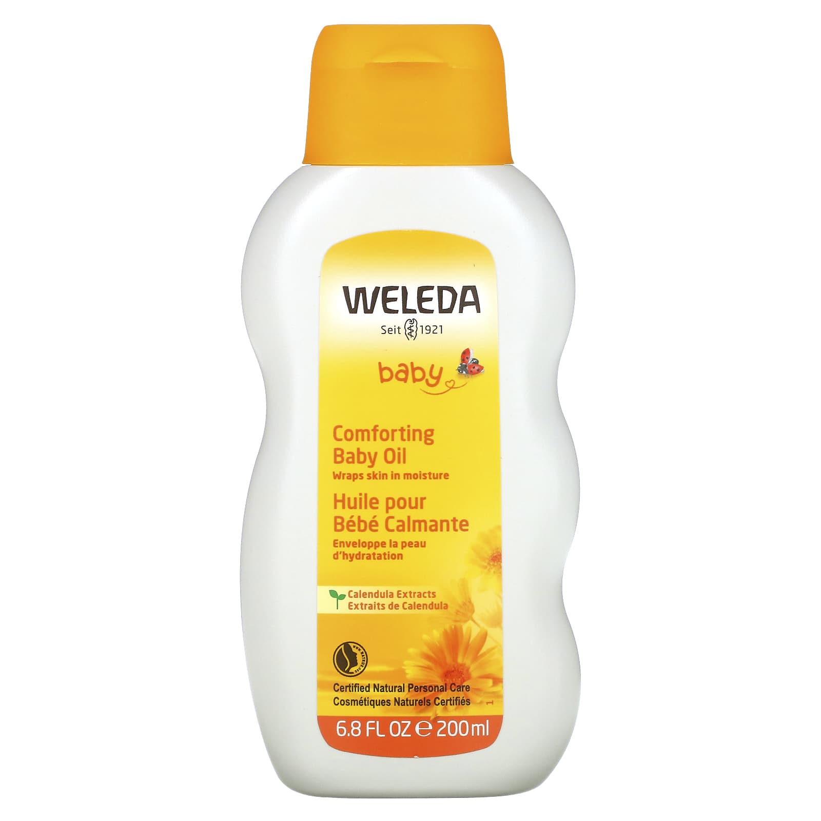 Weleda-Baby-Comforting Baby Oil-Calendula Extracts-6.8 fl oz (200 ml)