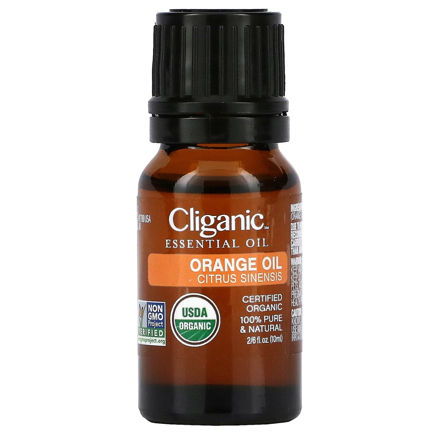 Cliganic-100% Pure Essential Oil-Orange- 0.33 fl oz (10 ml)