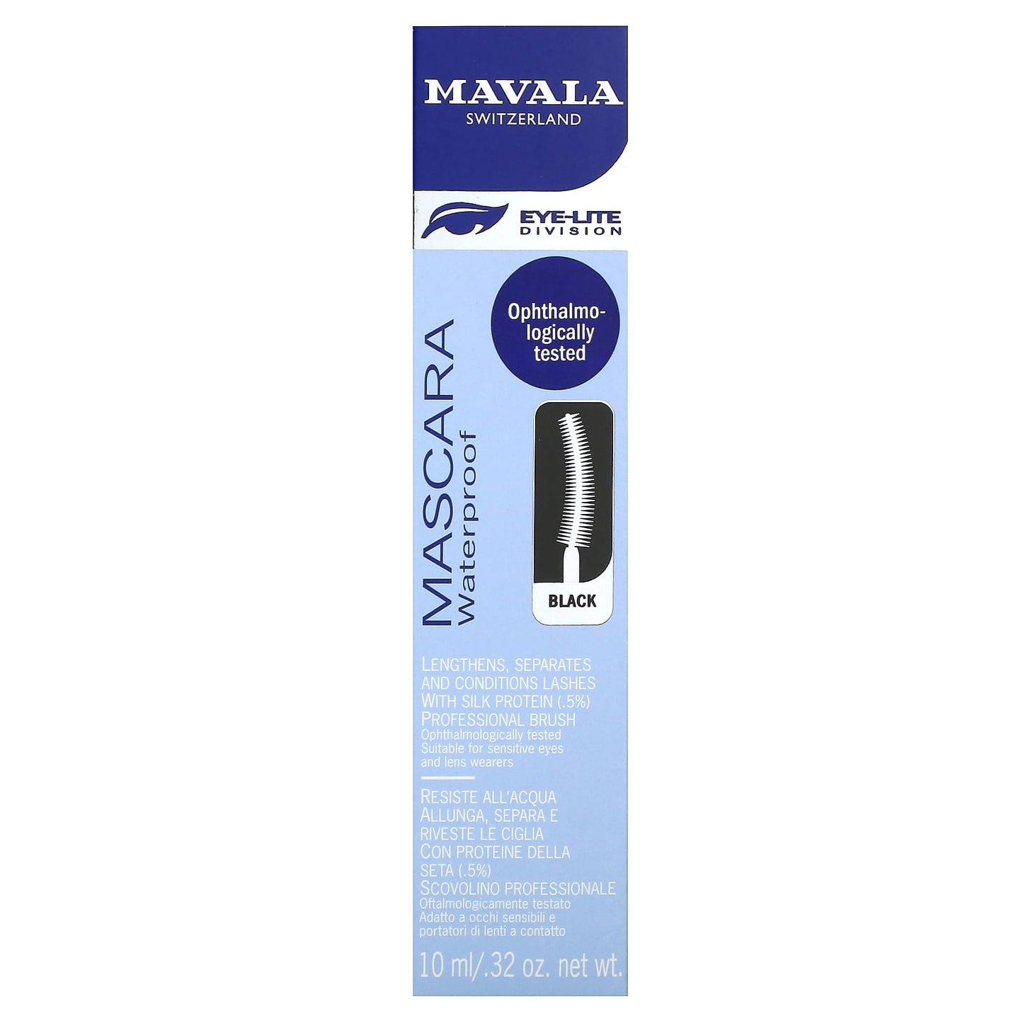 Mavala, Mascara, Waterproof, Black, 0.32 oz (10ml)