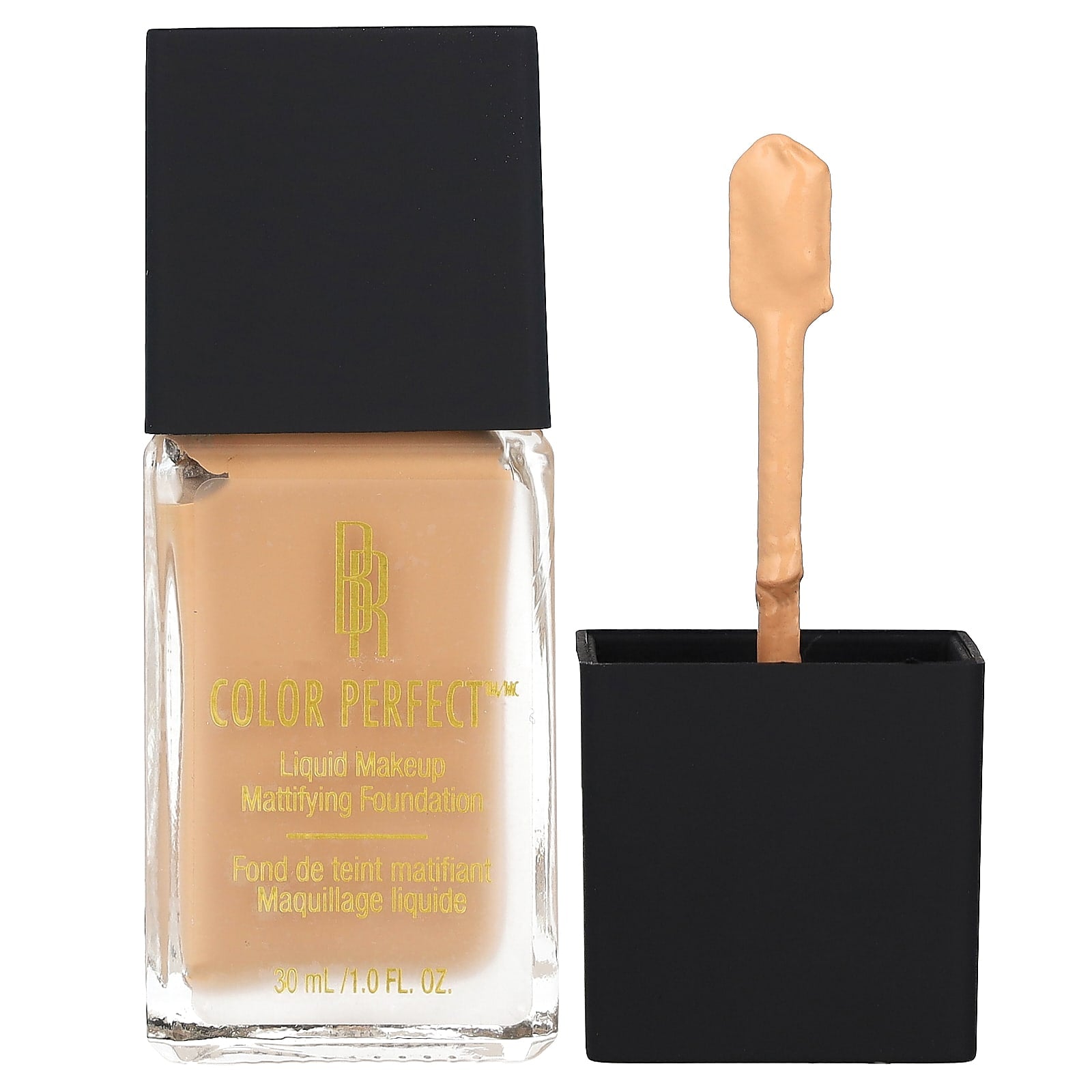 Black Radiance-Color Perfect-Liquid Makeup Mattifying Foundation-8411 Butter Scotch-1 fl oz (30 ml)