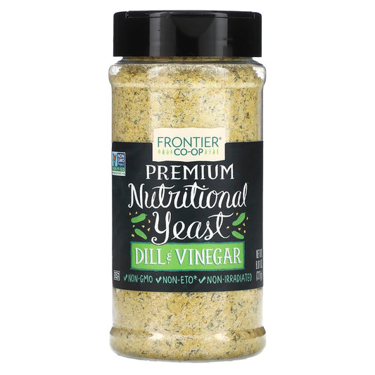 Frontier Co-op-Premium Nutritional Yeast-Dill & Vinegar-8.01 oz (227 g)