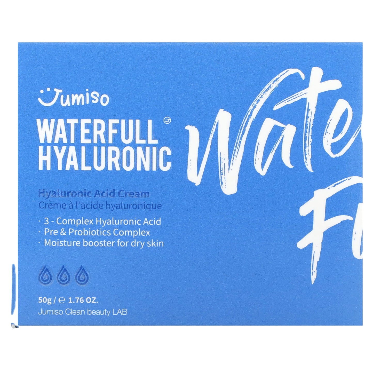 Jumiso, Waterfull Hyaluronic Acid Cream, 1.76 oz (50 g)