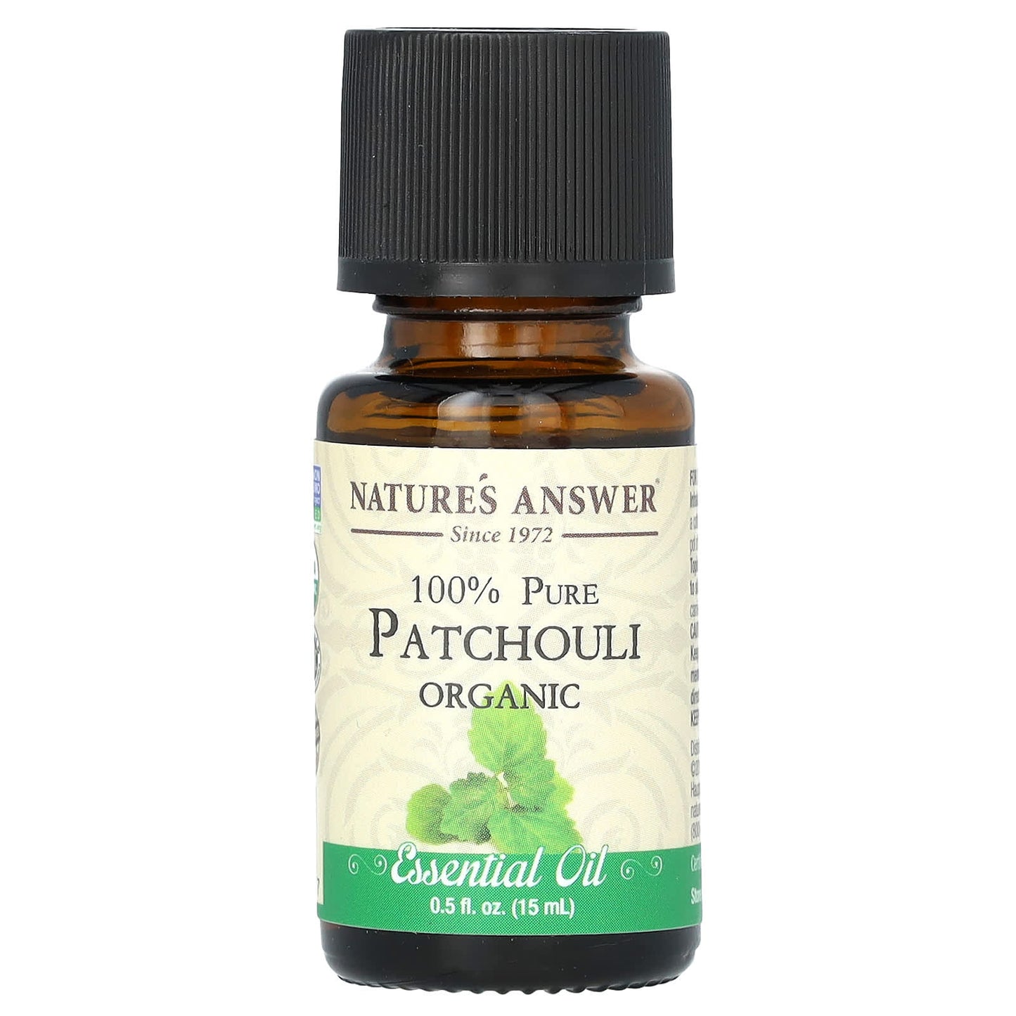 Nature's Answer-100% Pure Organic Essential Oil-Patchouli-0.5 fl oz (15 ml)