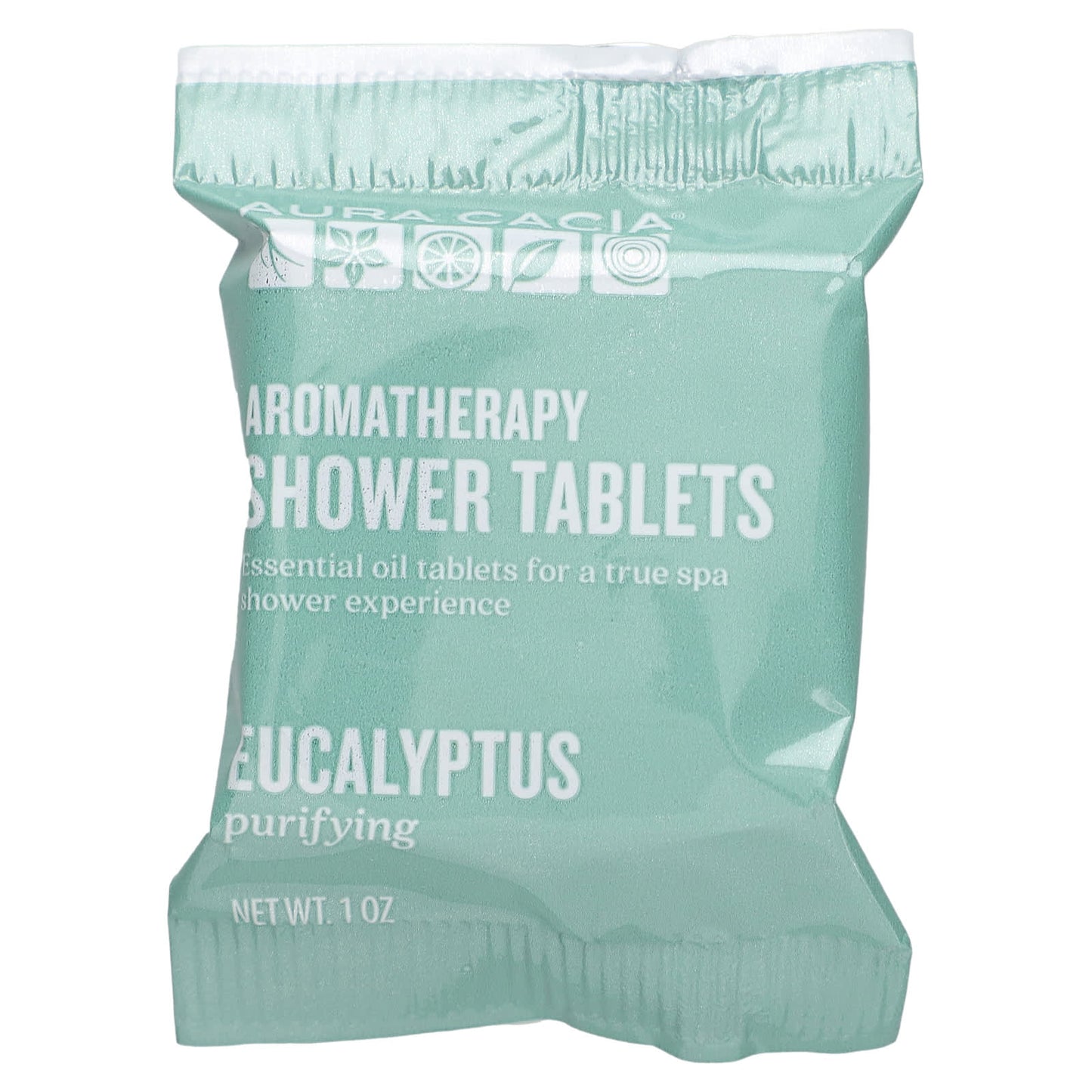 Aura Cacia, Aromatherapy Shower Tablets,  Eucalyptus, 3 Tablets, 1 oz Each