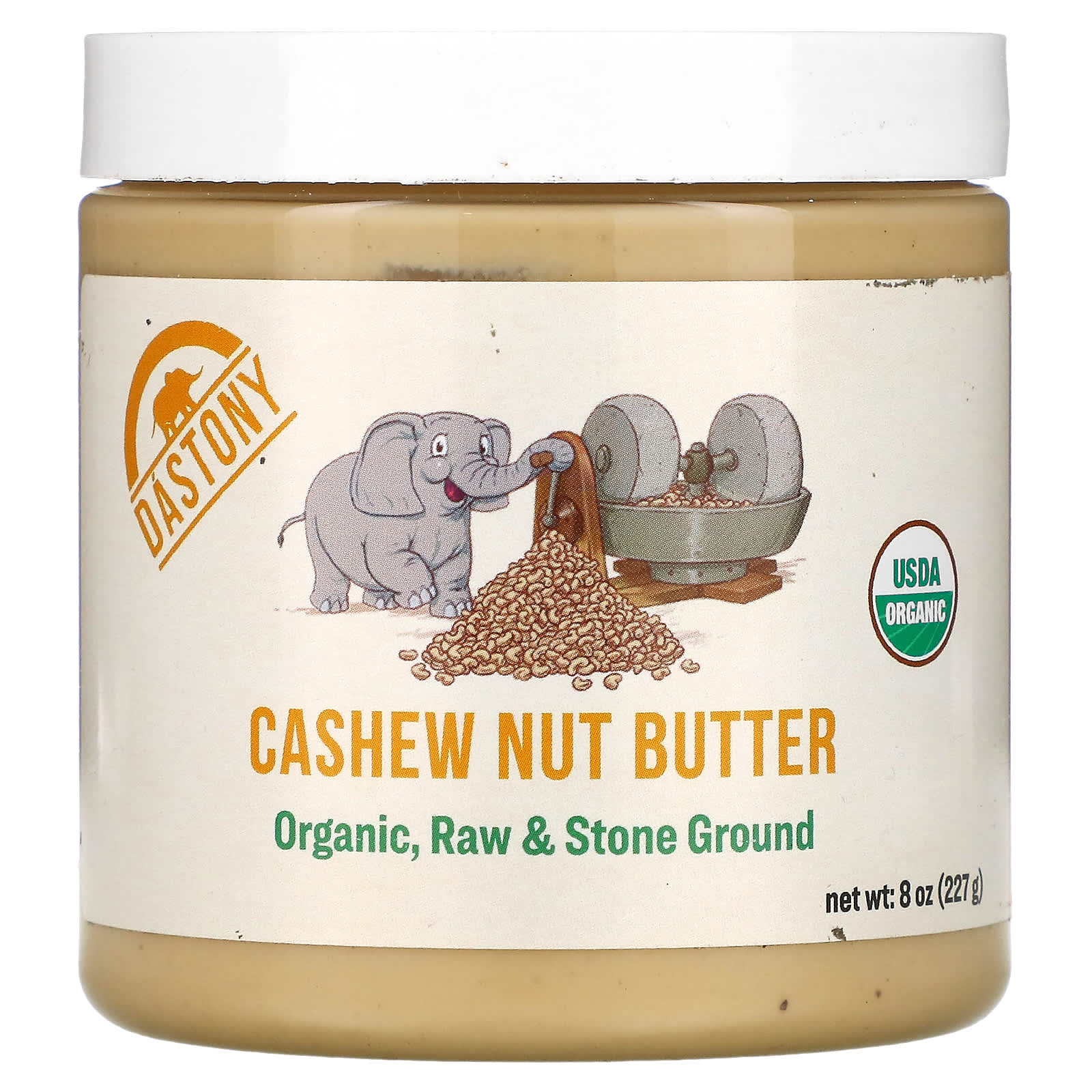 Dastony-Organic Cashew Nut Butter-8 oz (227 g)