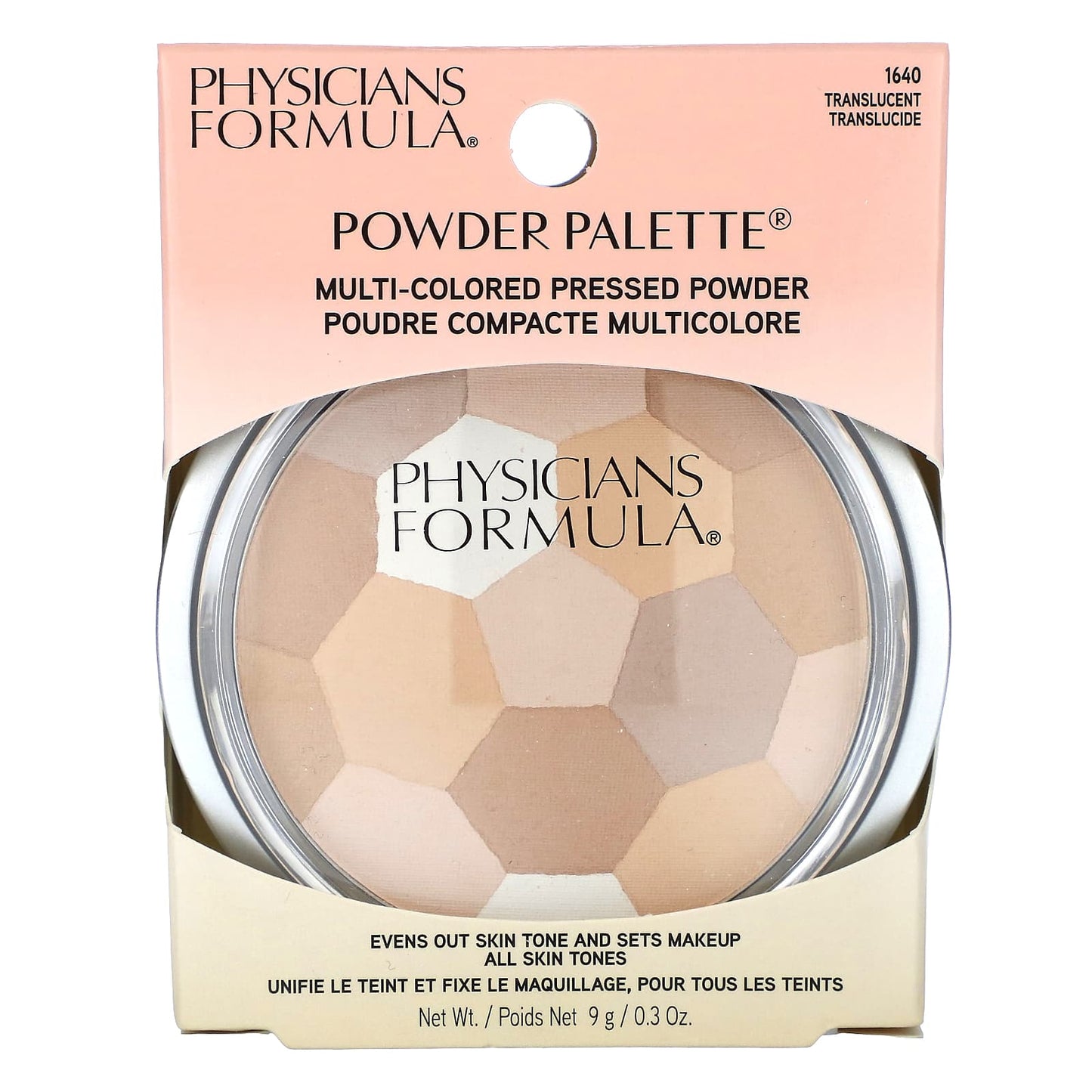 Physicians Formula, Powder Palette, Multi- Colored Pressed Powder, 1640 Translucent, 0.3 oz (9 g)