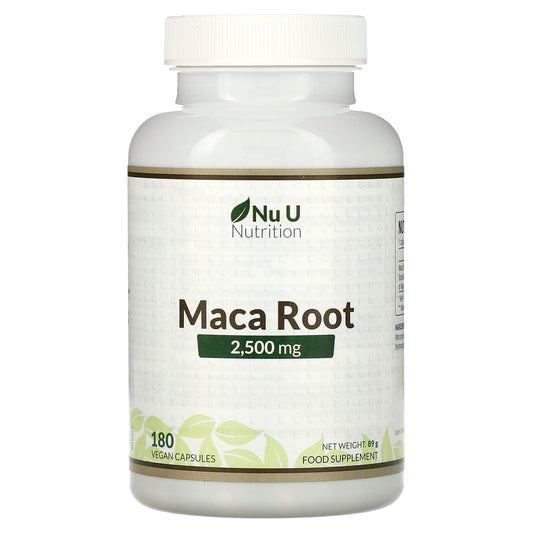 Nu U Nutrition-Maca Root-2,500 mg-180 Vegan Capsules