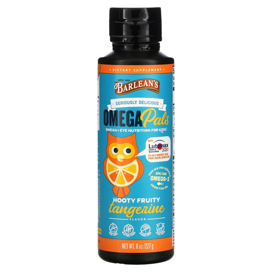 Barlean's-Omega Pals-Hooty Fruity Tangerine-8 oz (227 g)