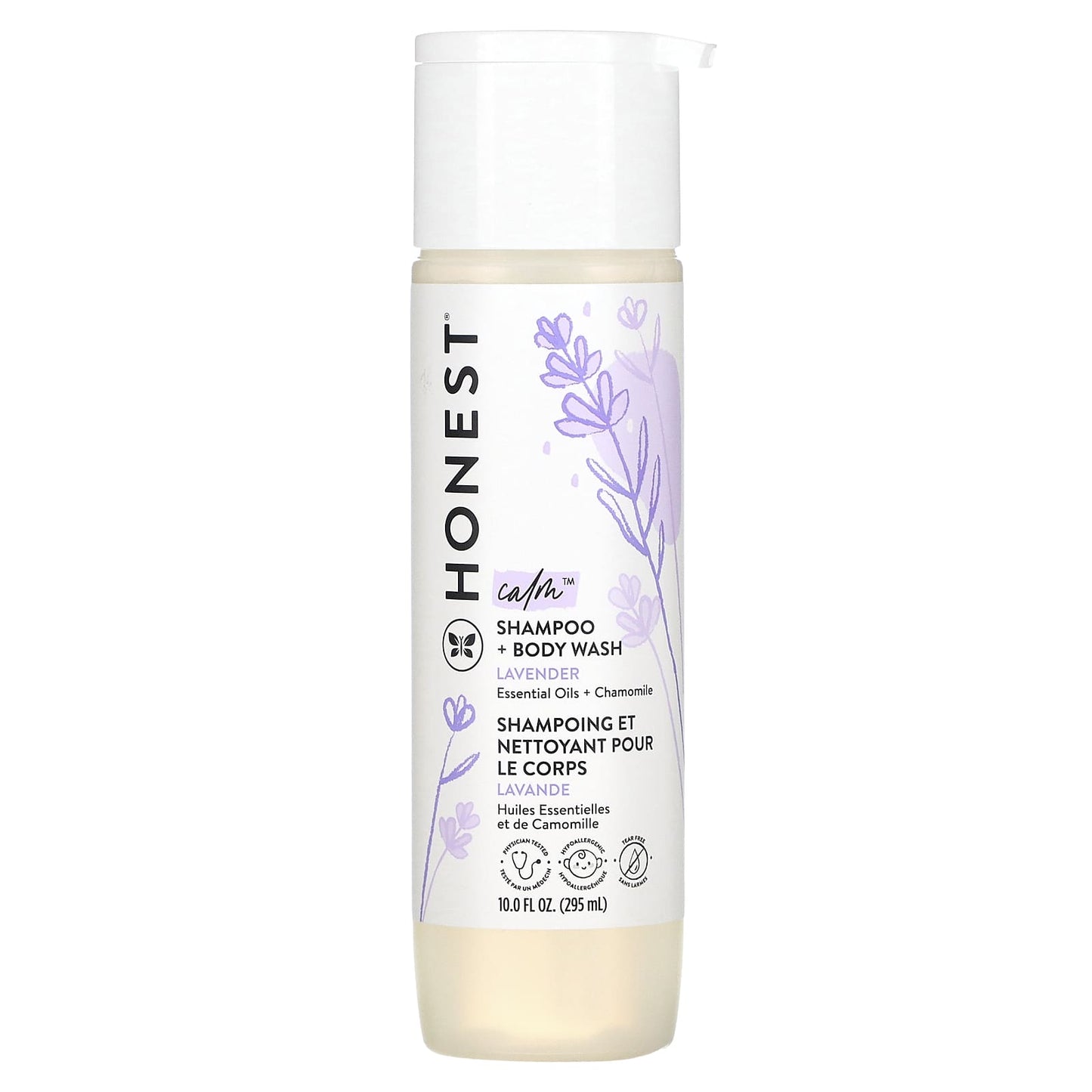 The Honest Company-Calm Shampoo + Body Wash-Lavender-10 fl oz (295 ml)