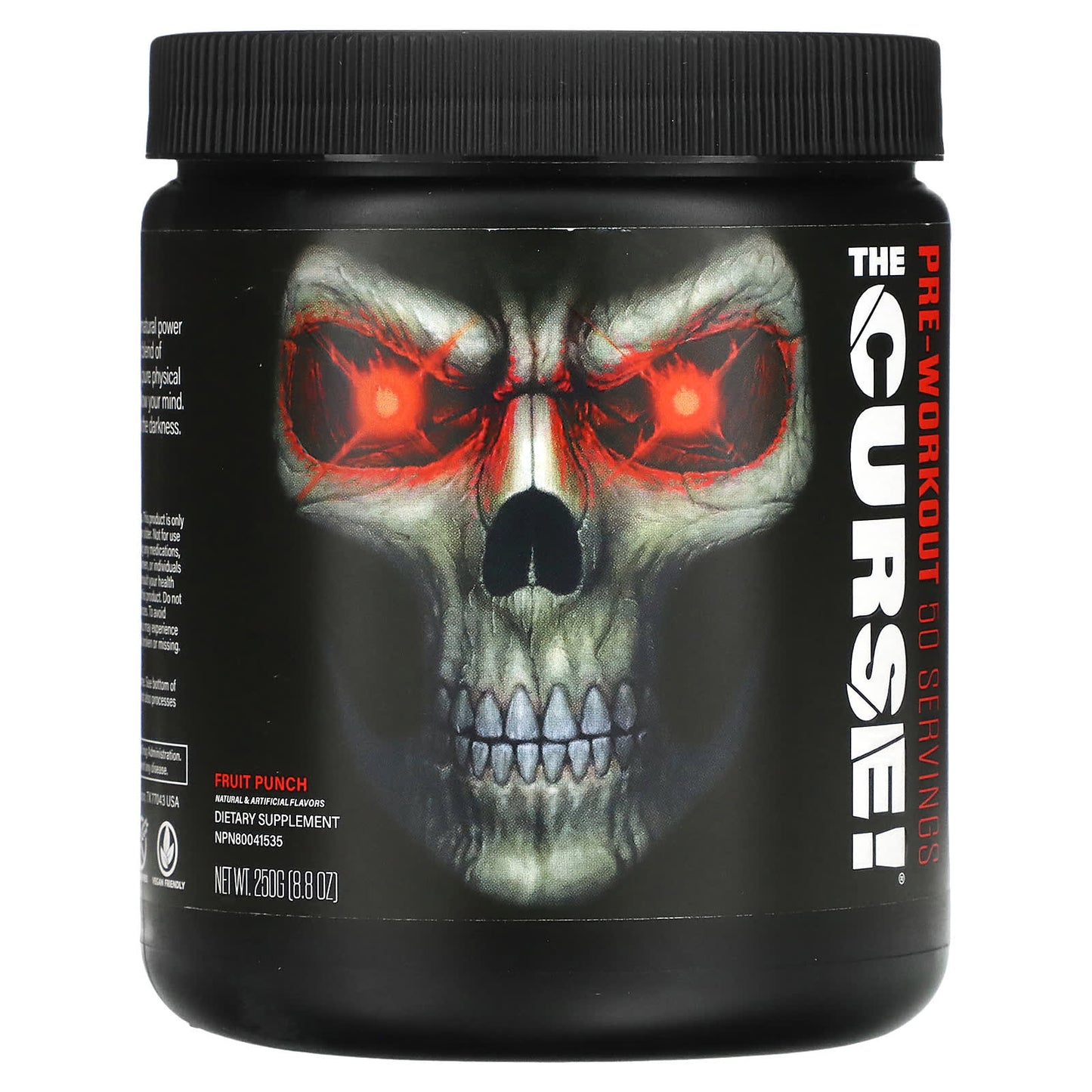 JNX Sports-The Curse-Pre-Workout-Fruit Punch- 8.8 oz (250 g)