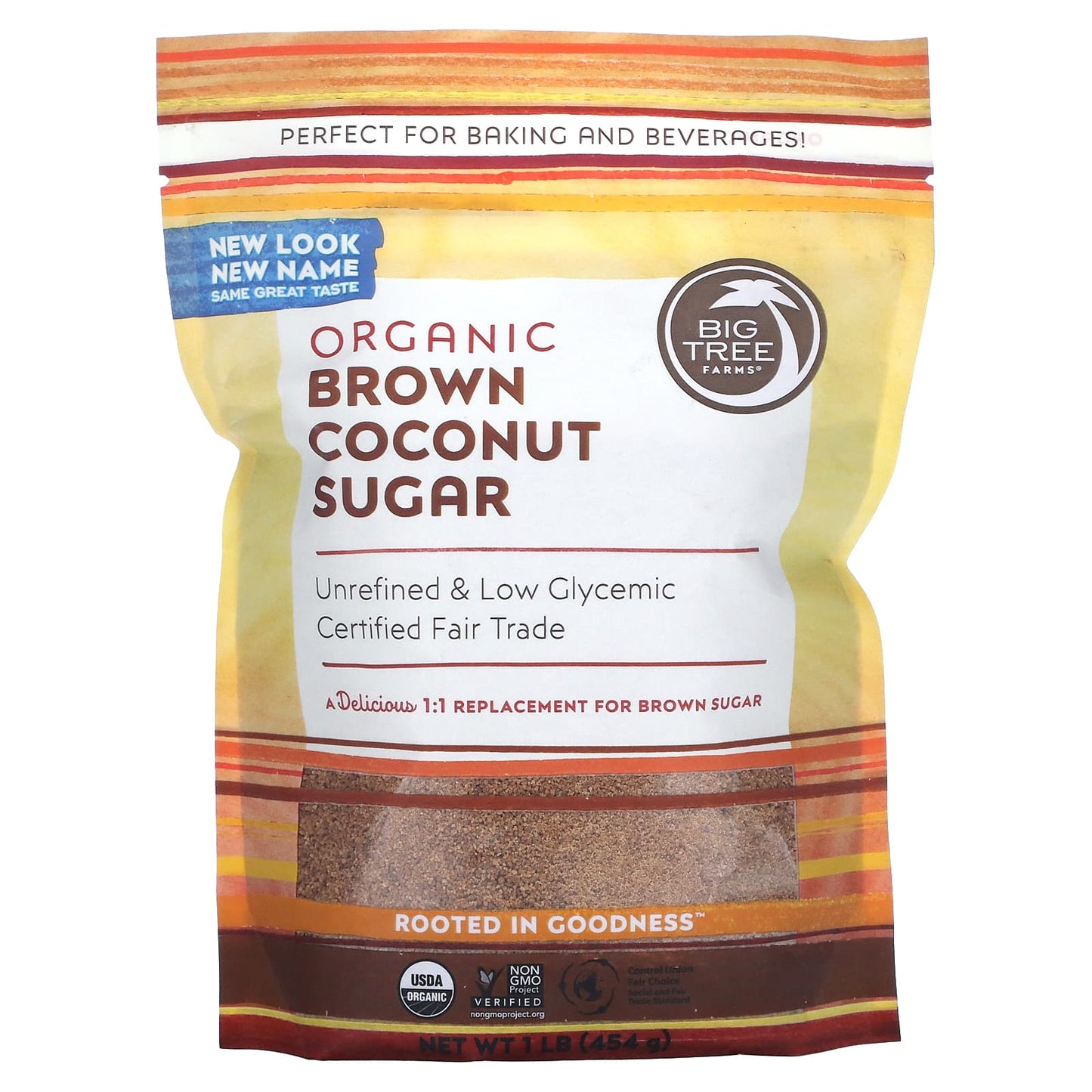 Big Tree Farms-Organic Brown Coconut Sugar-1 lb (454 g)