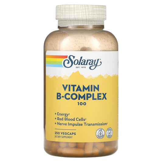 Solaray-Vitamin B-Complex 100 -250 VegCaps