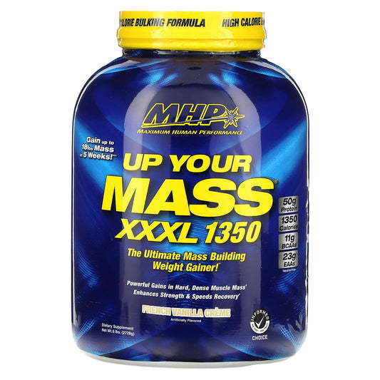 MHP-Up Your Mass-XXXL 1350-French Vanilla Creme-6 lbs (2,728 g)