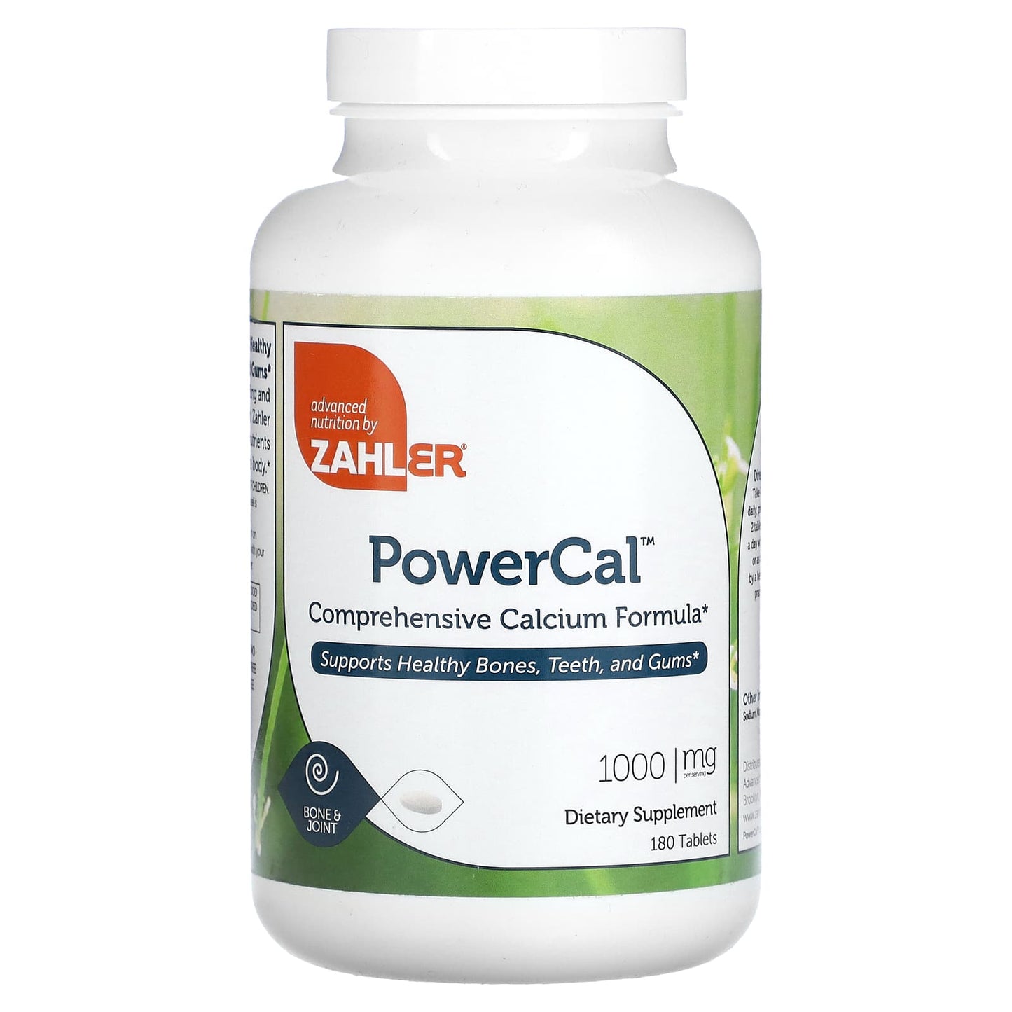 Zahler-PowerCal-Comprehensive Calcium Formula-1,000 mg-180 Tablets (250 mg per Tablet)