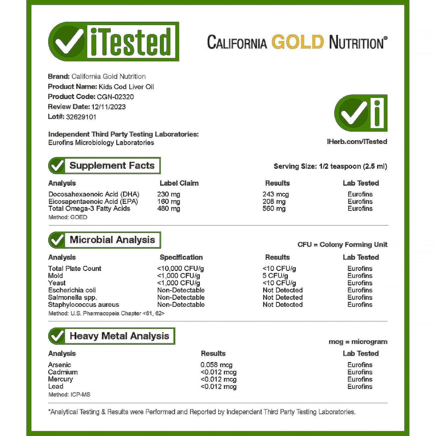 California Gold Nutrition, Norwegian Kids Cod Liver Oil, Natural Strawberry, 6.7 fl oz. (200 ml)