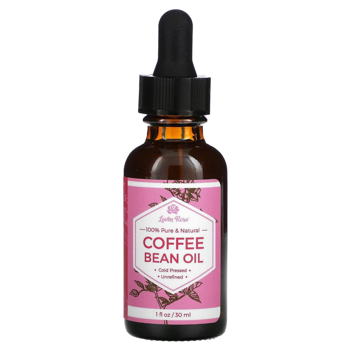 Leven Rose-100% Pure & Natural-Coffee Bean Oil-1 fl oz (30 ml)