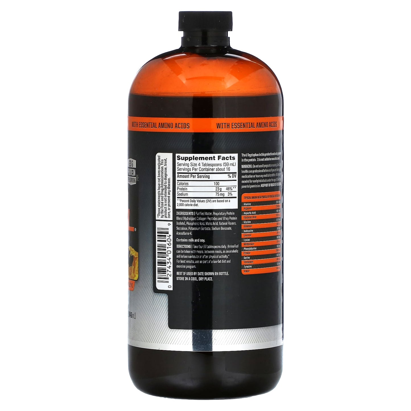 Twinlab, Amino Fuel, Orange Rush, 32 fl oz (946 ml)