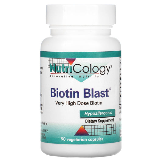 Nutricology-Biotin Blast-90 Vegetarian Capsules