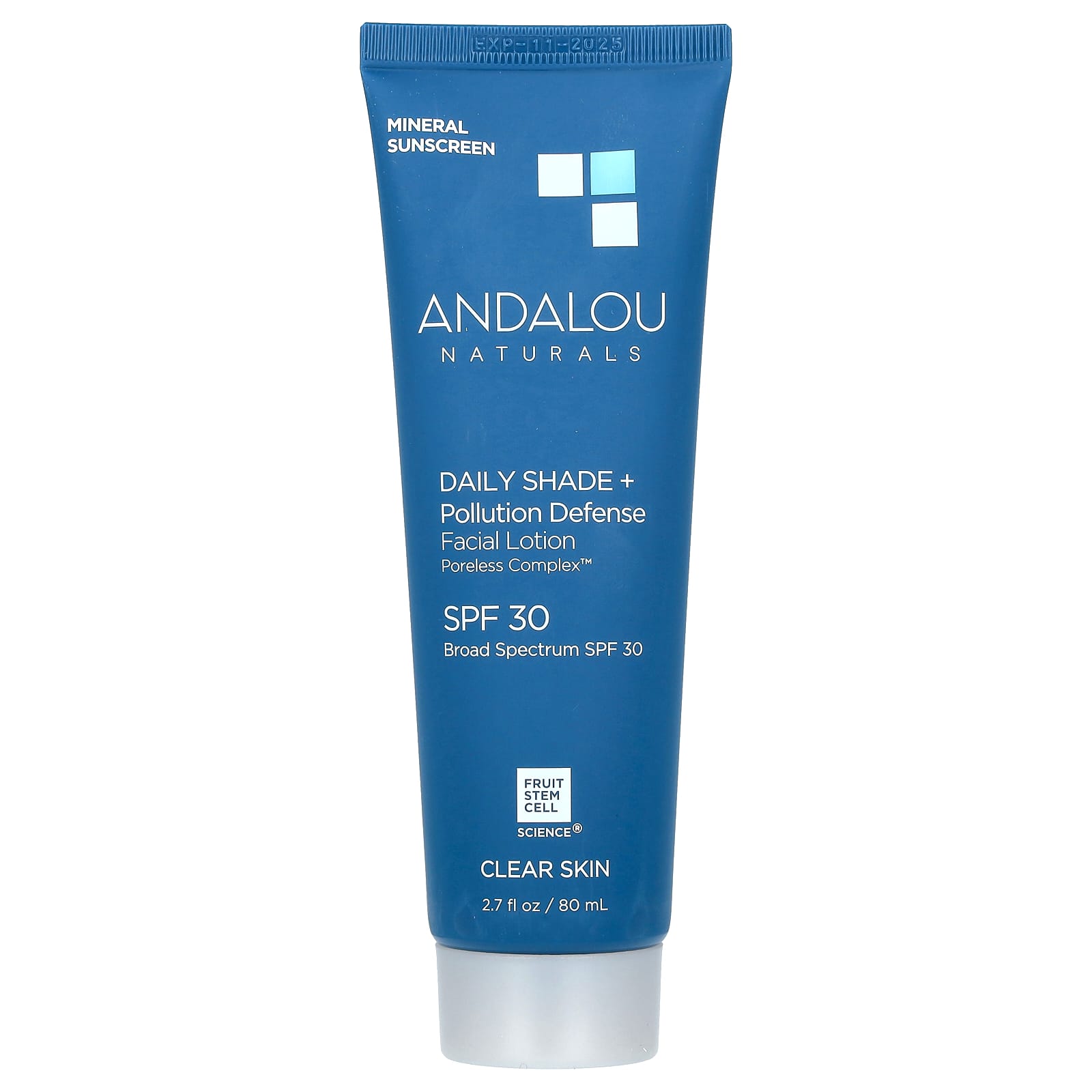 Andalou Naturals-Daily Shade + Pollution Defense-Facial Lotion-SPF 30 -2.7 fl oz (80 ml)