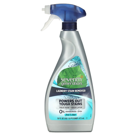 Seventh Generation-Laundry Stain Remover-Free & Clear-16 fl oz (473 ml)