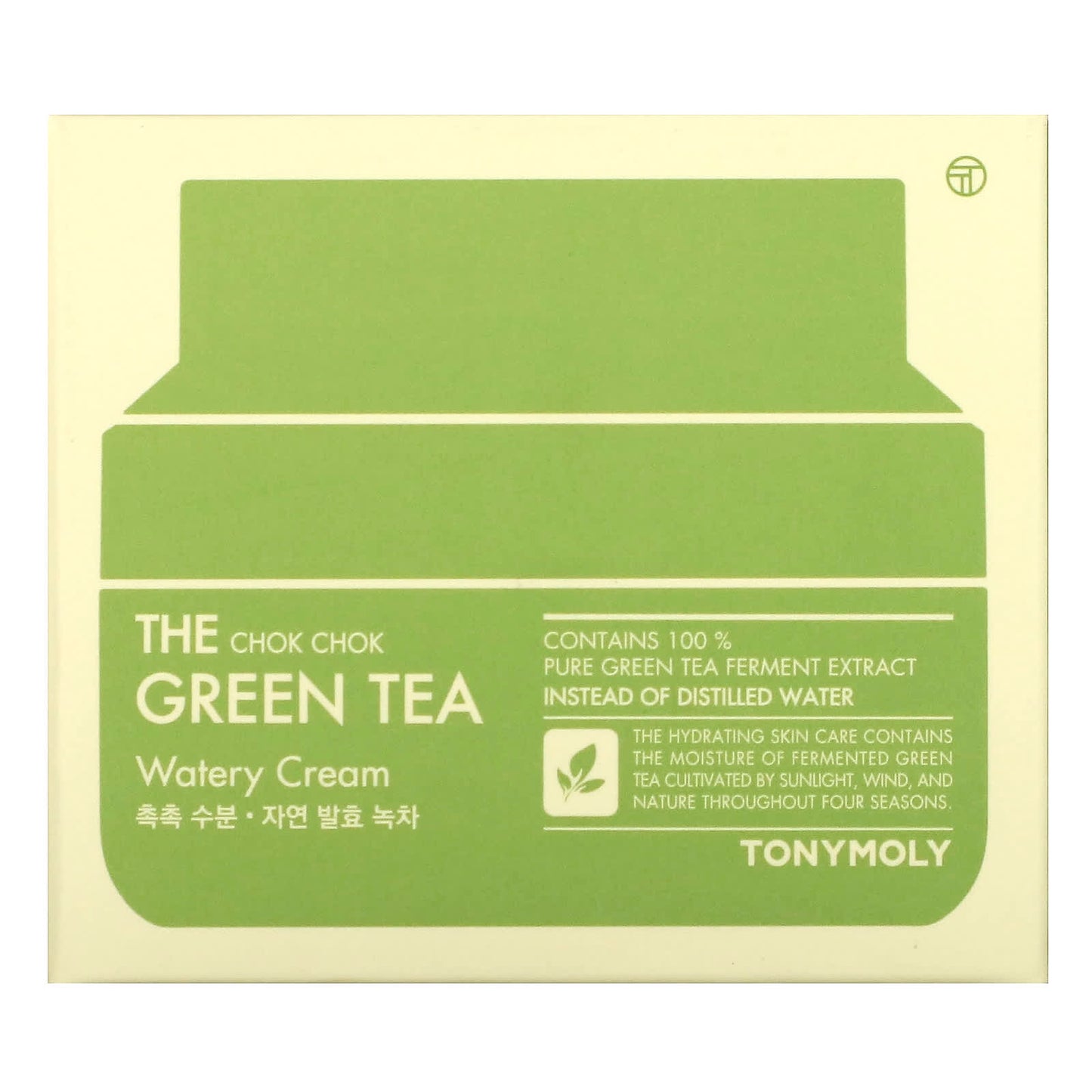 Tony Moly, The Chok Chok Green Tea, Watery Cream, 60 ml