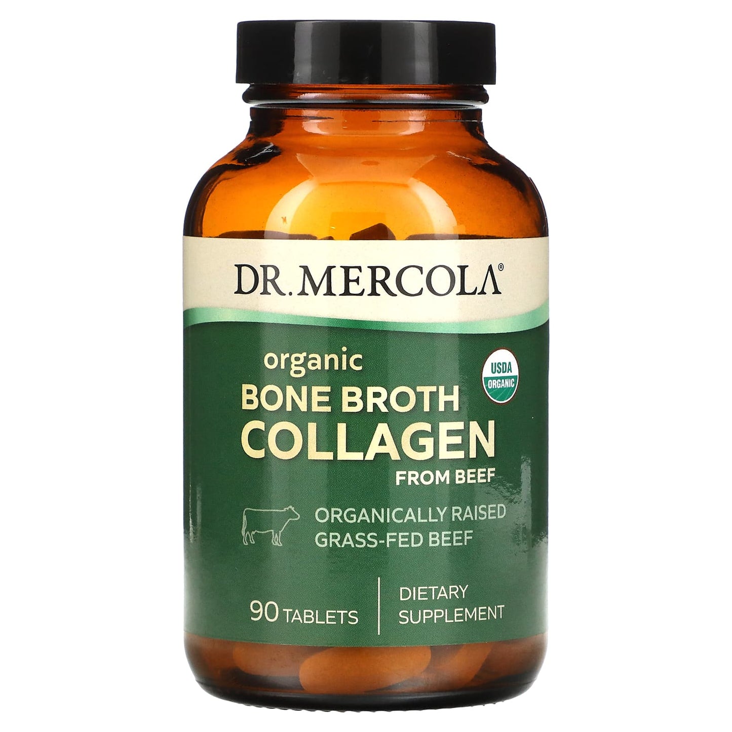 Dr. Mercola-Organic Bone Broth Collagen -90 Tablets