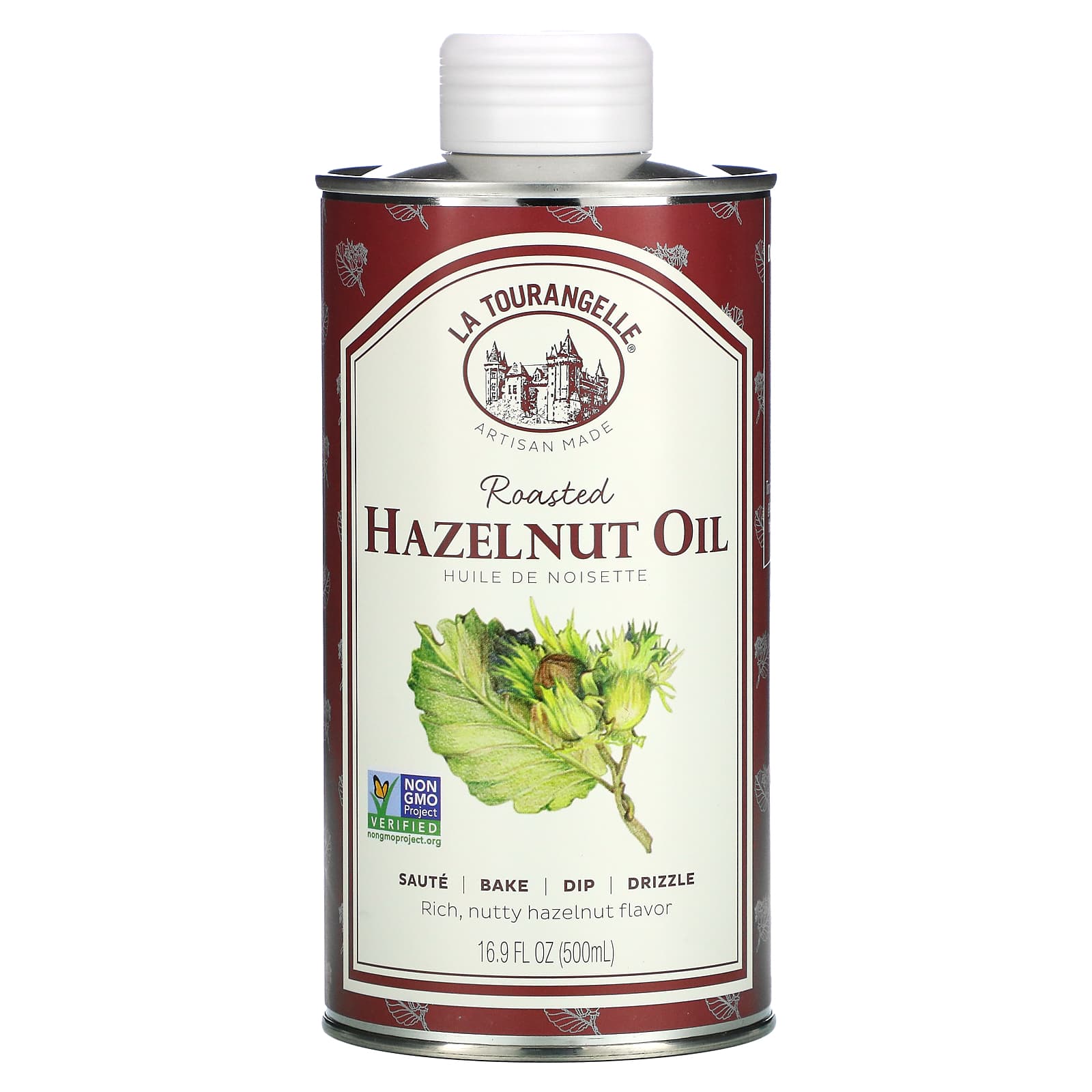 La Tourangelle-Roasted Hazelnut Oil-16.9 fl oz (500 ml)