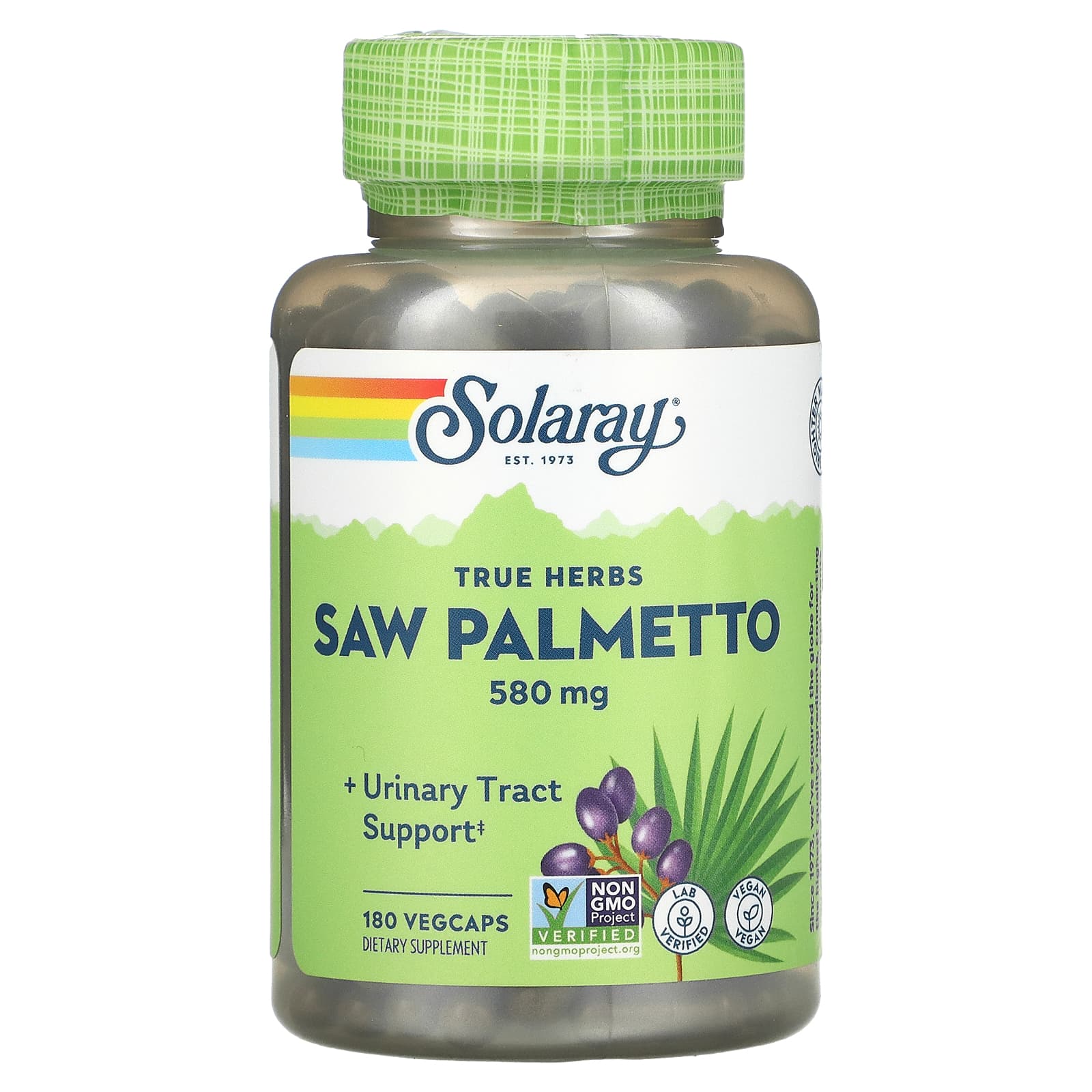 Solaray-Saw Palmetto-580 mg-180 VegCaps