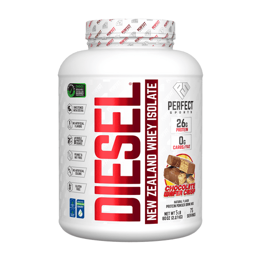 Perfect Sports-Diesel-New Zealand Whey Isolate-Chocolate Wafer Crisp-5 lbs (2.27 kg)