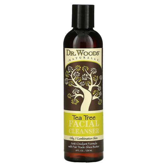 Dr. Woods-Facial Cleanser-Tea Tree-8 fl oz (236 ml)