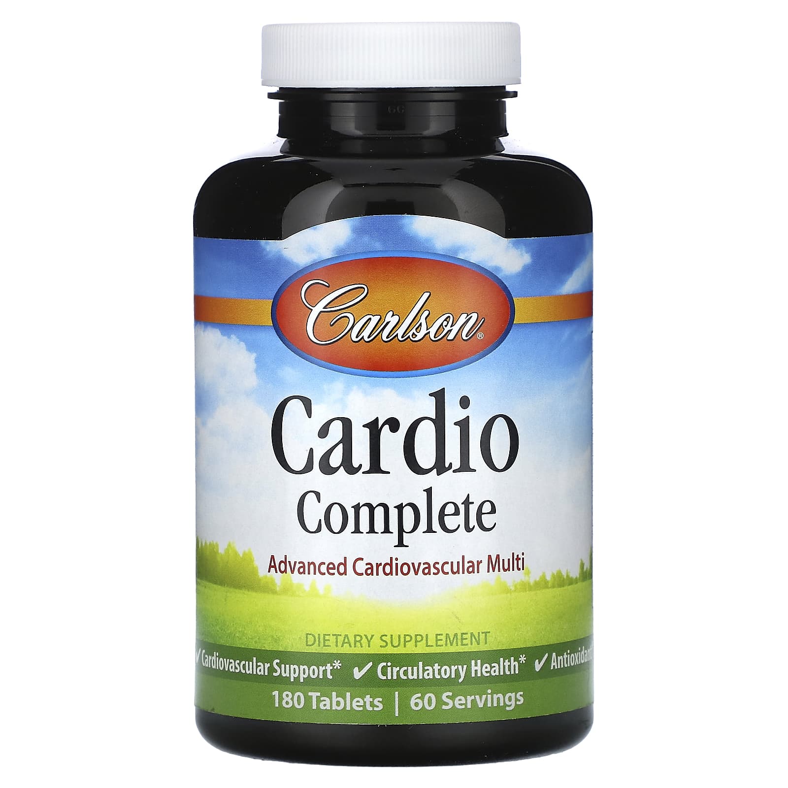 Carlson-Cardio Complete-Advanced Cardiovascular Multi-180 Tablets