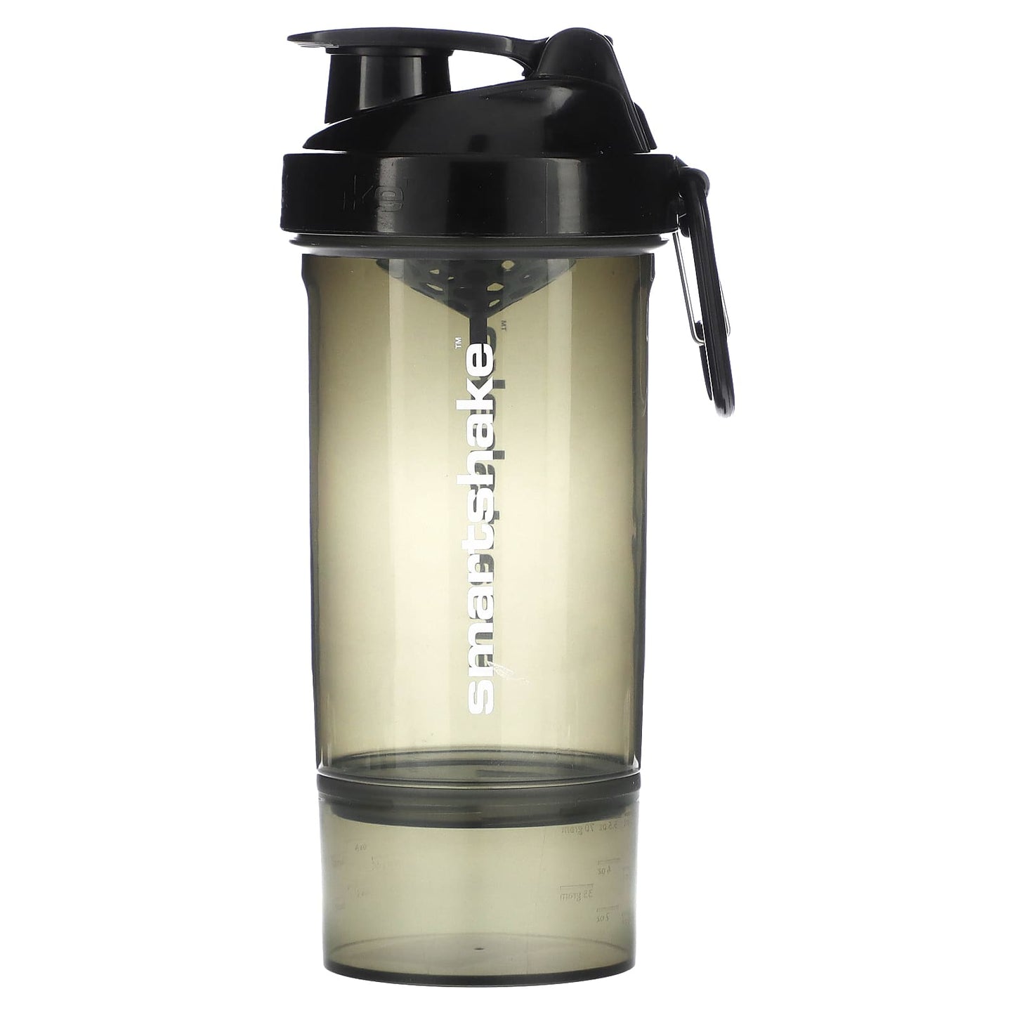 Smartshake, Original2Go ONE, Shaker Cup, Gunsmoke Black, 27 oz (800 ml)