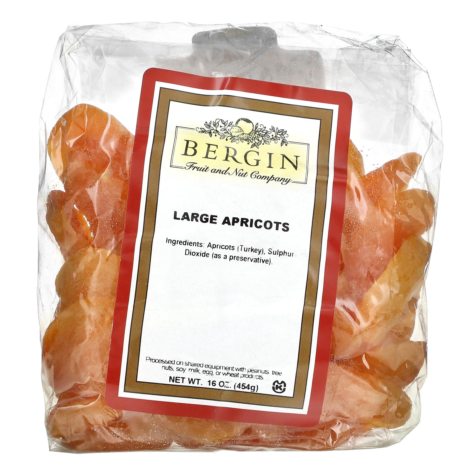 Bergin Fruit and Nut Company-Large Apricots-16 oz (454 g)