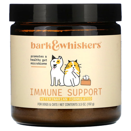 Dr. Mercola-Bark & Whiskers-Immune Support-For Dogs & Cats-3.5 oz (102 g)