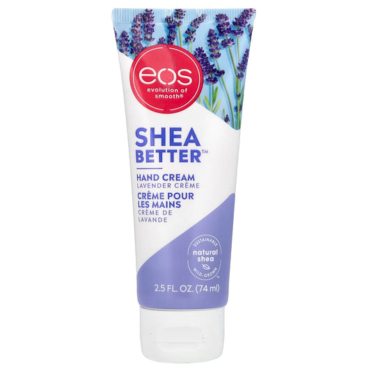 EOS-Shea Better Hand Cream-Lavender-2.5 fl oz (74 ml)