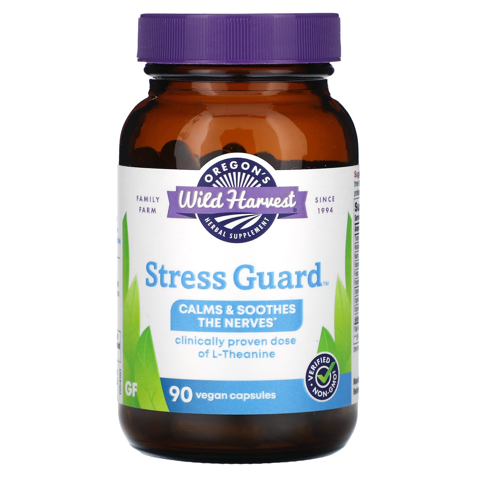 Oregon's Wild Harvest-Stress Guard-90 Vegan Capsules