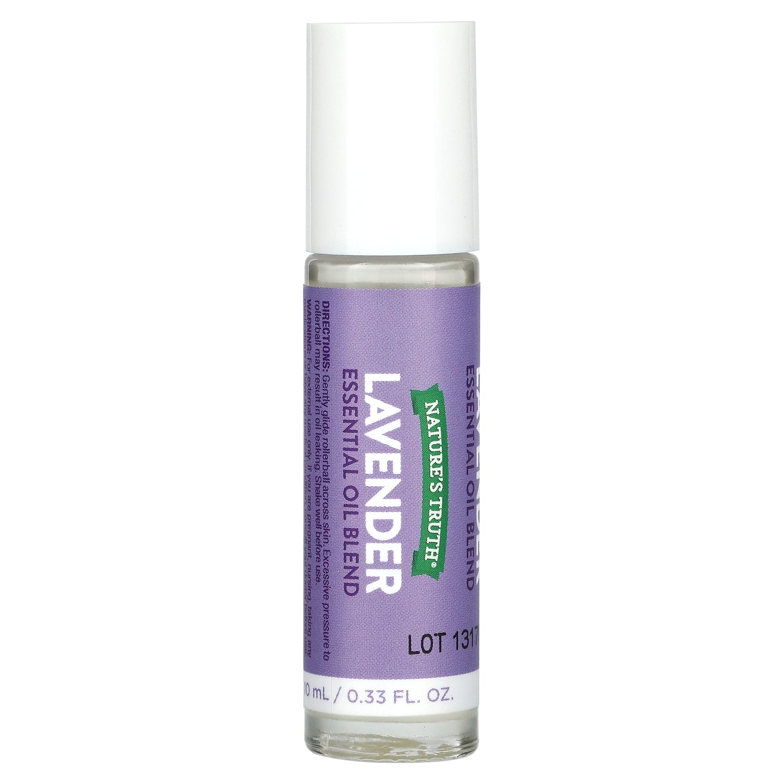 Nature's Truth-Essential Oil Blend Roll On-Rejuvenating Lavender-0.33 fl oz (10 ml)