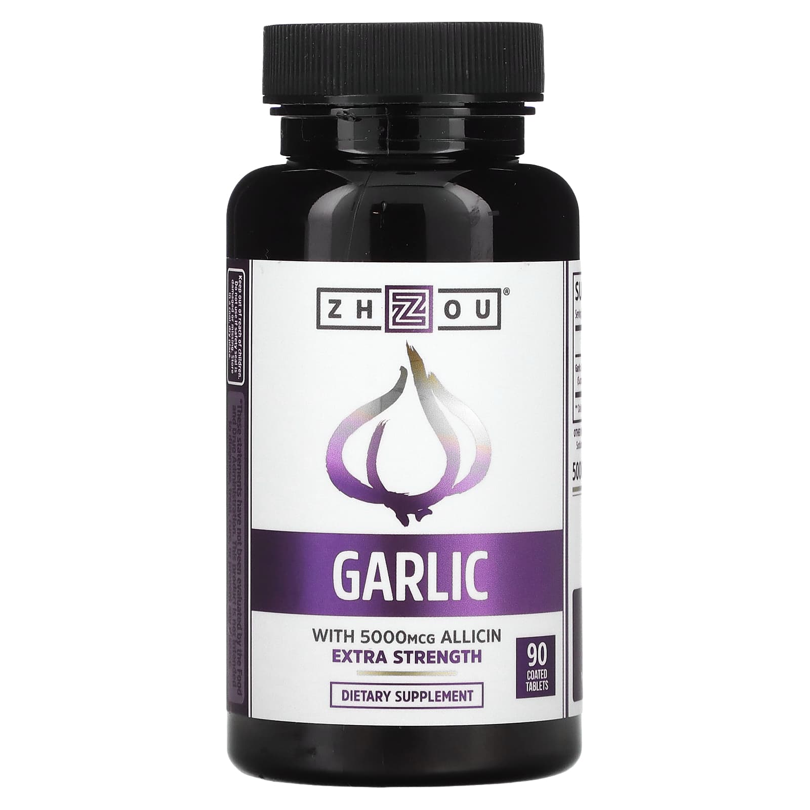 Zhou Nutrition-Garlic Extra Strength-90 Coated Tablets