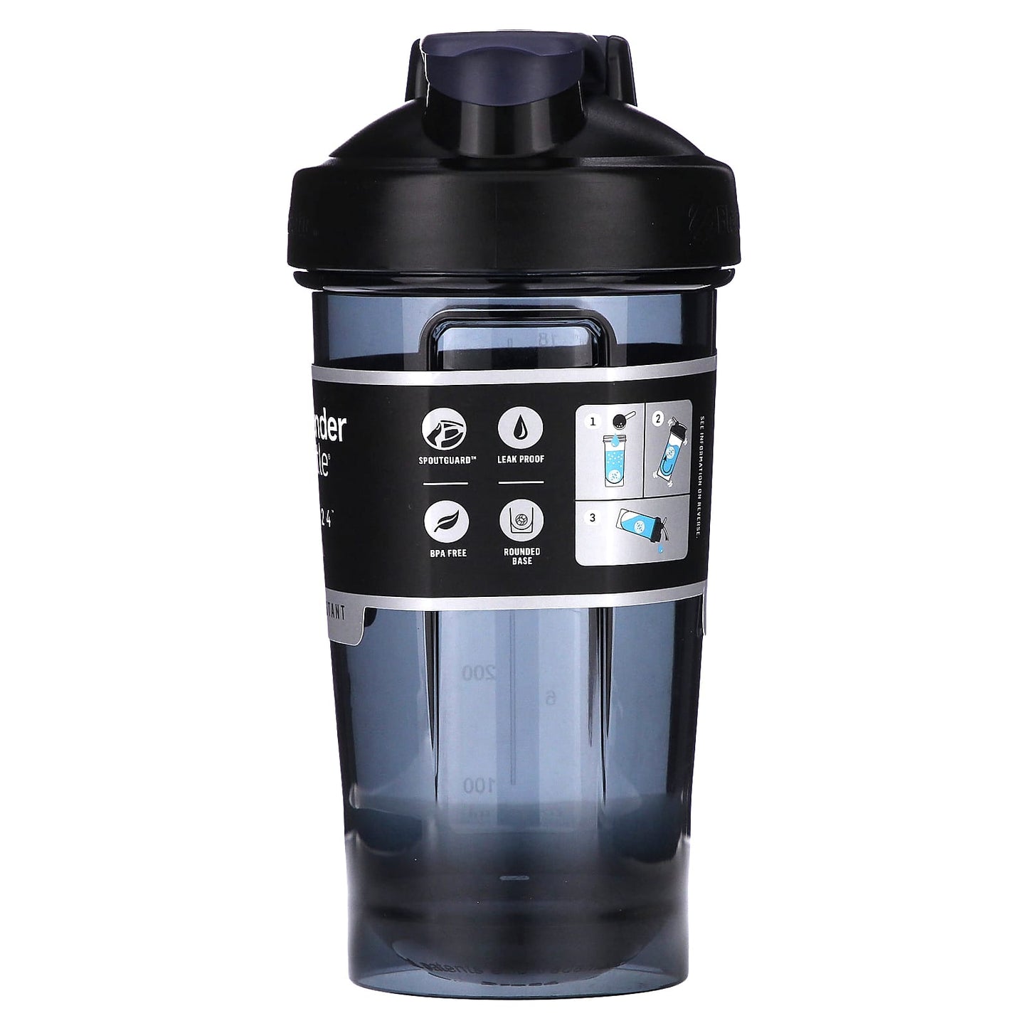 Blender Bottle, Pro Series, Pro24, FC Black, 24 oz (710 ml)